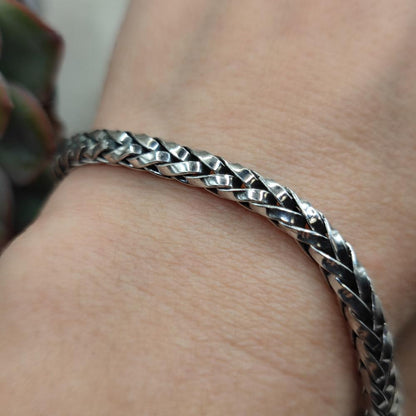 Bracciale etnico in argento 925 drago - AURANGZEB