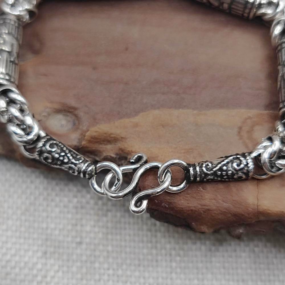 Bracciale etnico in argento 925 elefanti - CONNAUGHT