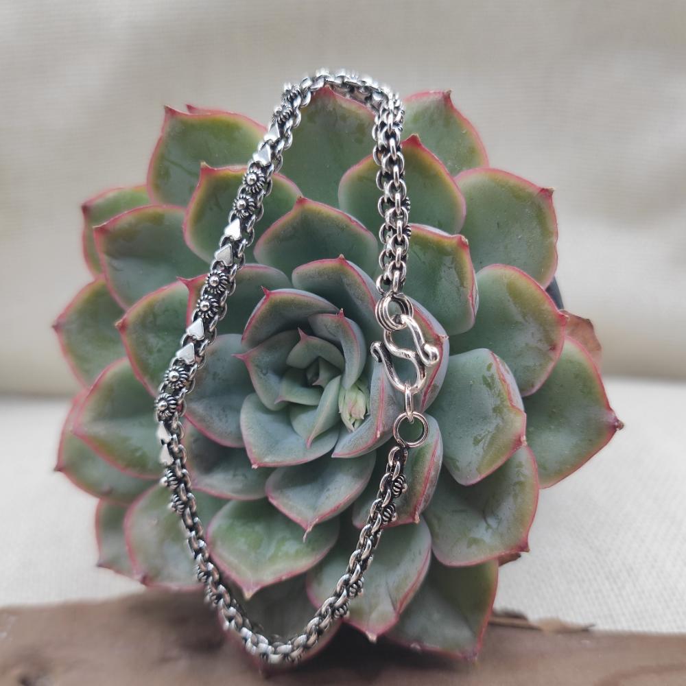 Bracciale etnico in argento 925 unisex - NAGAR