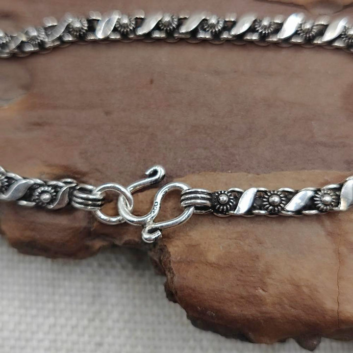 Bracciale etnico in argento 925 unisex - MARINE