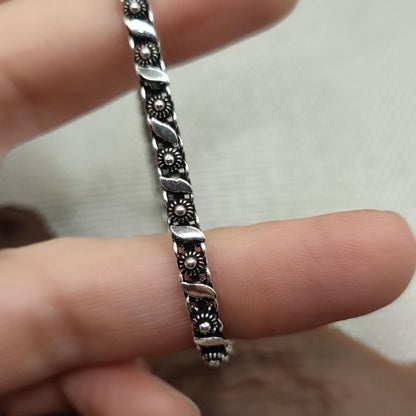 Bracciale etnico in argento 925 unisex - MARINE