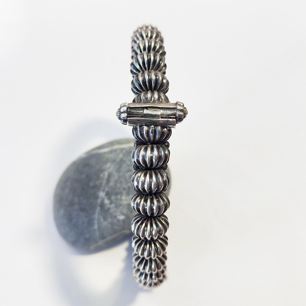 Bracciale etnico in argento 925 - MADRAS – immagine3