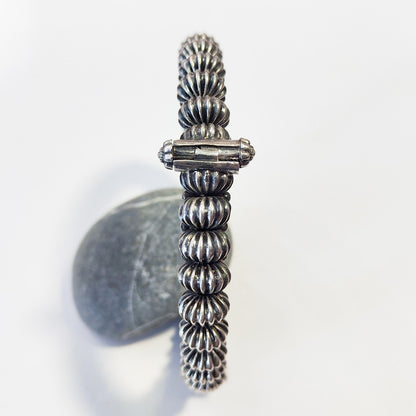 Bracciale etnico in argento 925 - MADRAS – immagine3