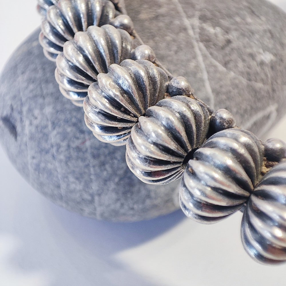 Bracciale etnico in argento 925 - MADRAS – immagine2