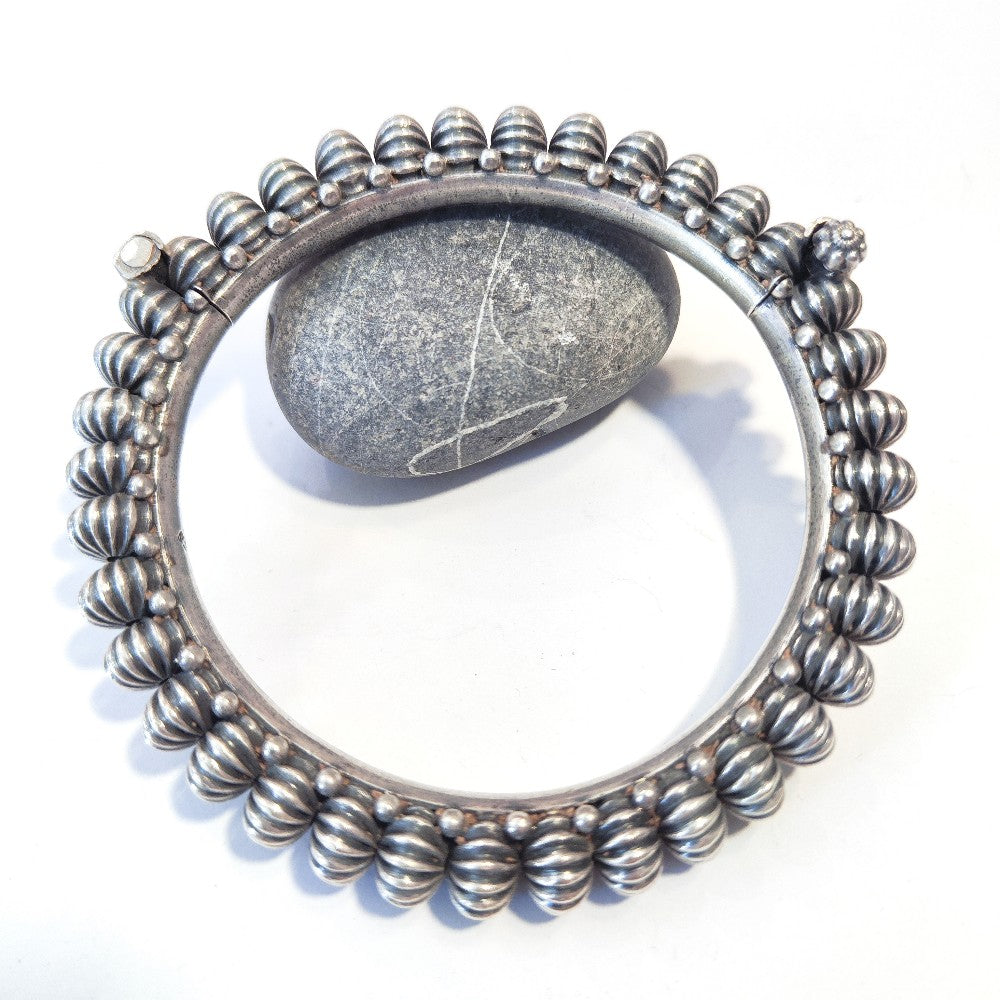 Bracciale etnico in argento 925 - MADRAS – immagine1