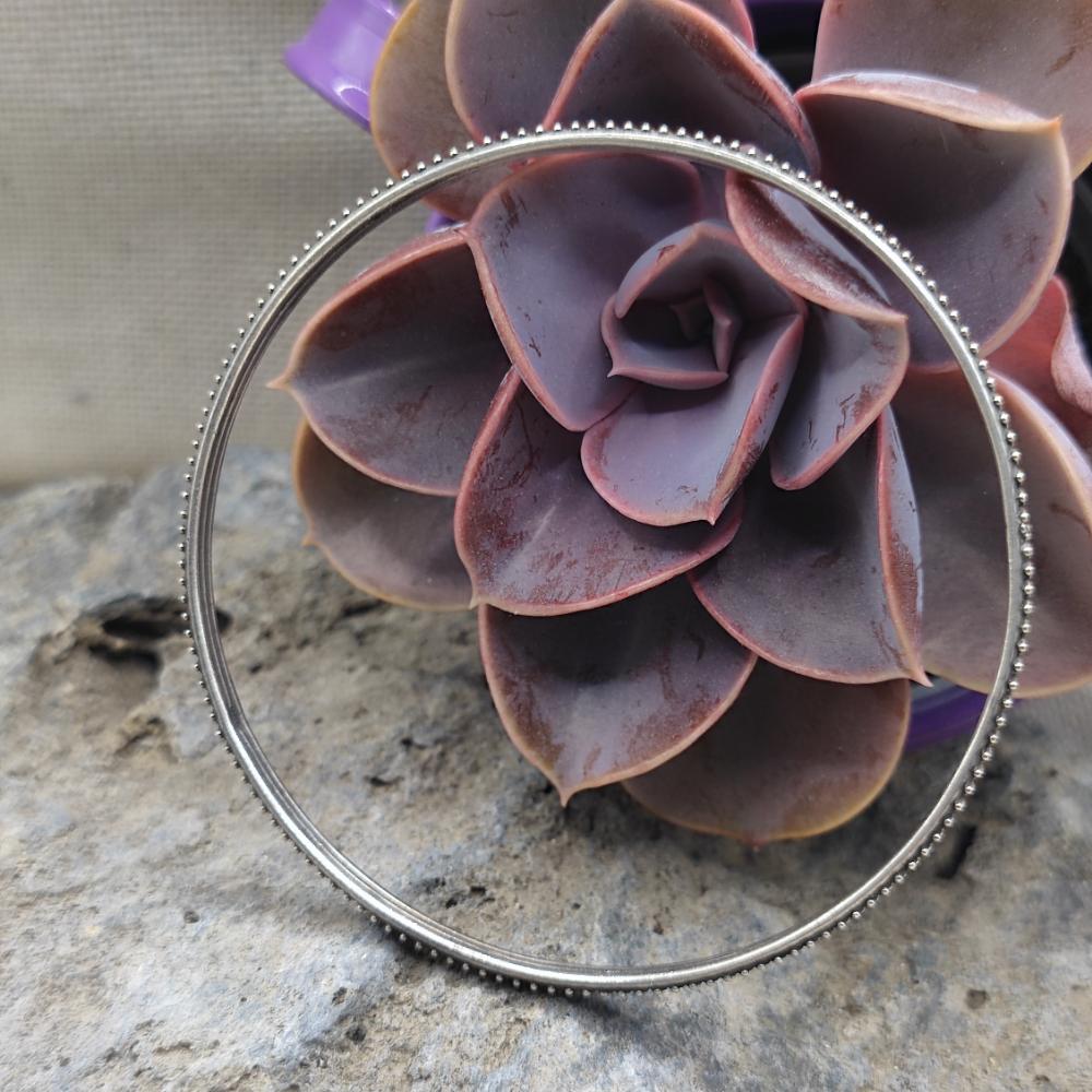 Bracciale etnico rigido in argento 925 - AMARYA