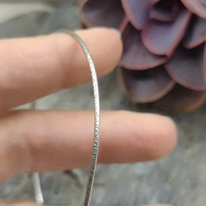 Bracciale etnico rigido in argento 925 - TALITHA