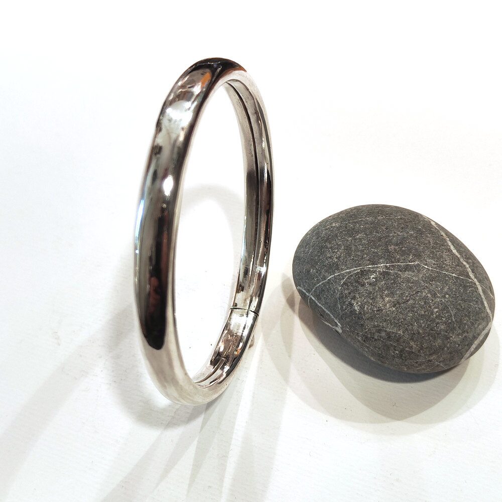 Bracciale Rigido in Argento 925 Naomi – Chiusura a Scomparsa