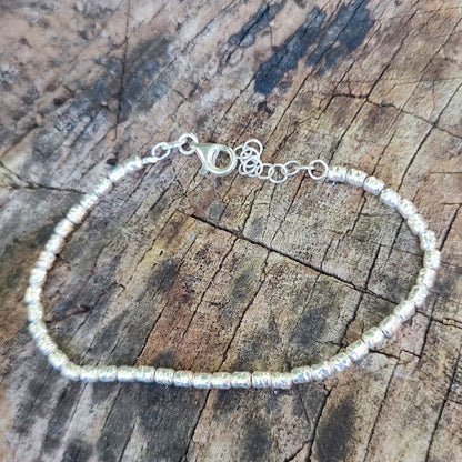 BRACCIALE artigianale pepite martellate - VERONICA