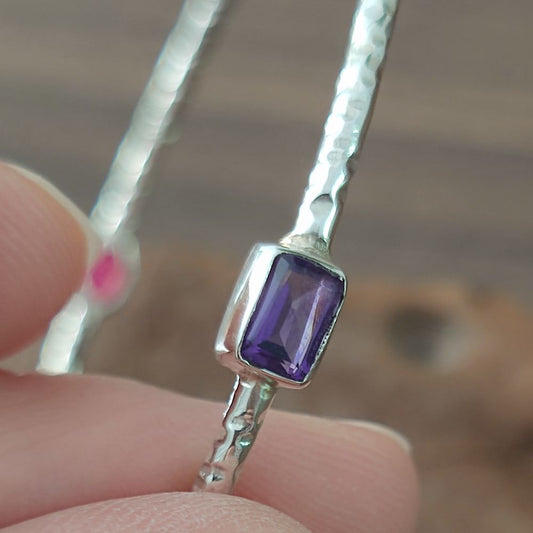 Bracciale rigido multipietra in argento 925 - KEHSPUR