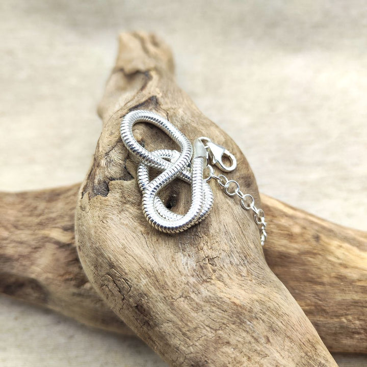 925 silver snake bracelet - THIN