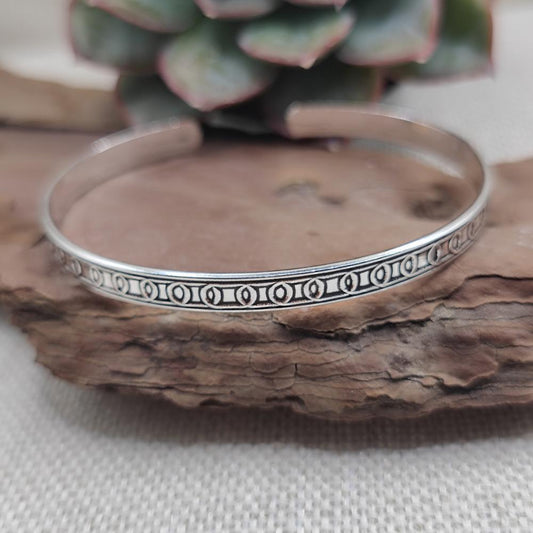 Bracciale rigido aperto in argento 925 - BENGALURU