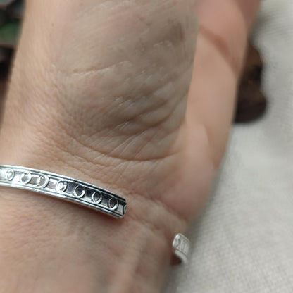 Bracciale rigido aperto in argento 925 - BENGALURU