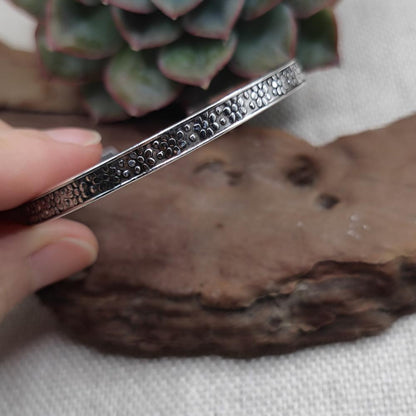 Bracciale rigido aperto in argento 925 - CHOWRINGHEE