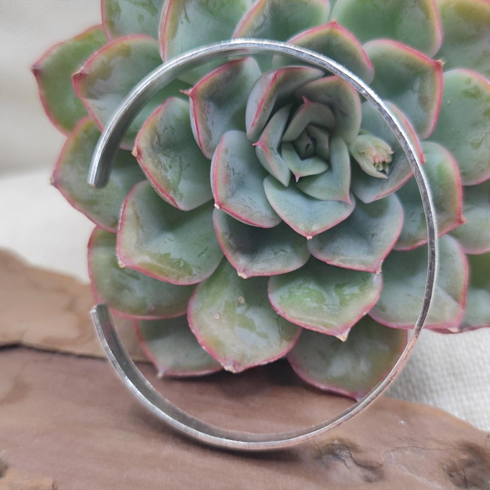 Bracciale rigido aperto in argento 925 - CHOWRINGHEE