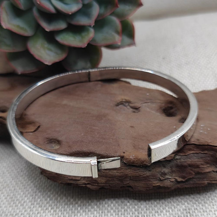 Bracciale unisex rigido apribile in argento 925 - BANJARA