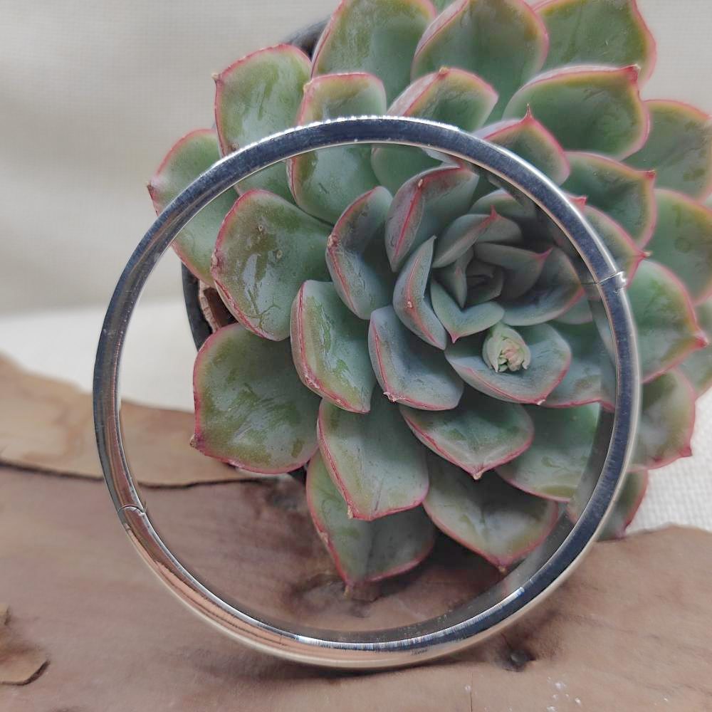 Bracciale unisex rigido apribile in argento 925 - BANJARA