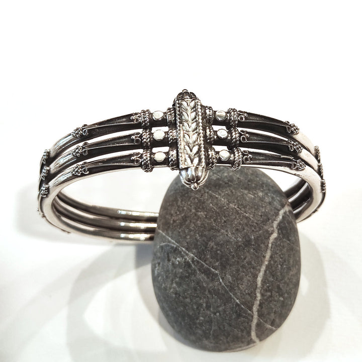 Bracciale NERANA in argento 925 – Etnico artigianale unisex