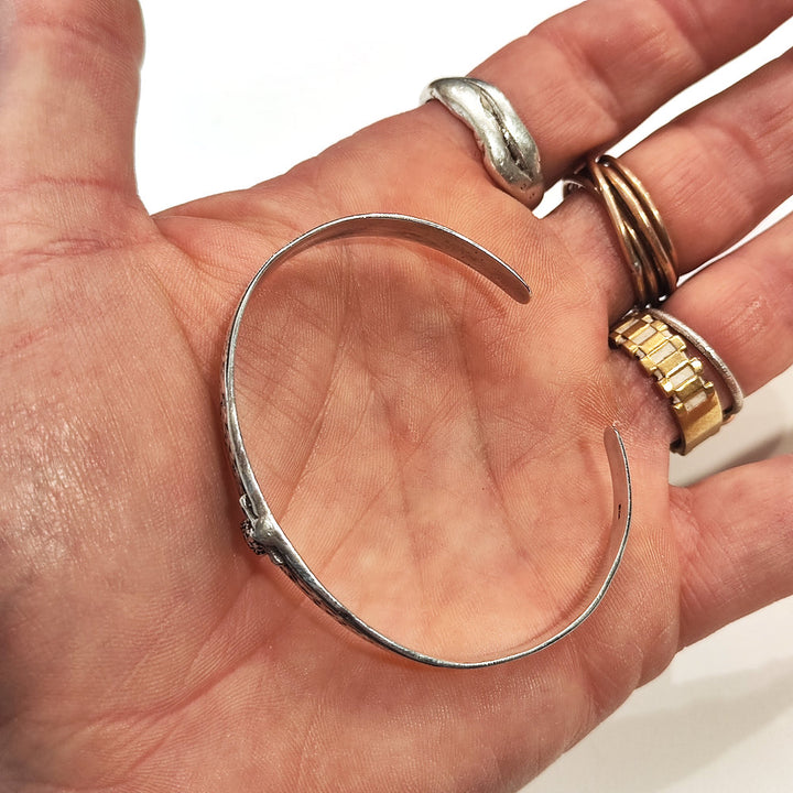 Bracciale THOR in Argento 925 – Bracciale Celtico con Martello di Thor proporzioni