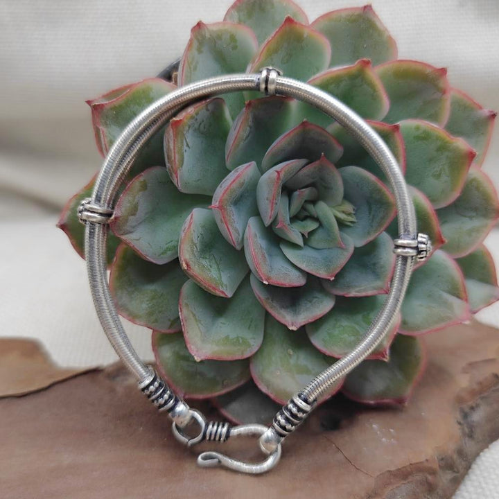 Bracciale etnico snake in argento 925 - LIRAH