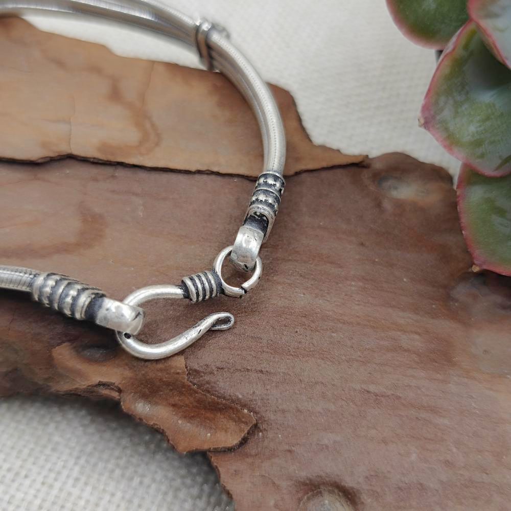 Bracciale etnico snake in argento 925 - LIRAH