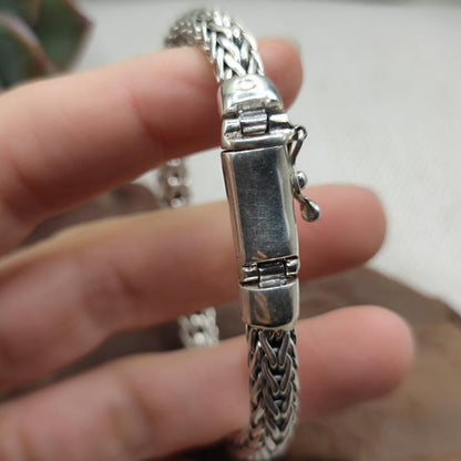 Bracciale snake in argento 925 unisex - SANSAD