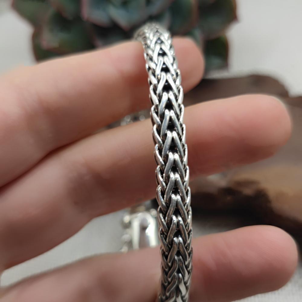 Bracciale snake in argento 925 unisex - SANSAD