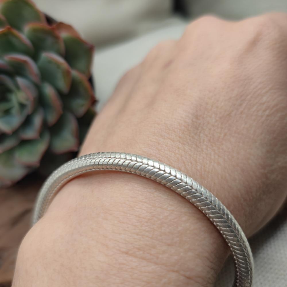 Bracciale Snake argento 925 tondo - TODAPAT