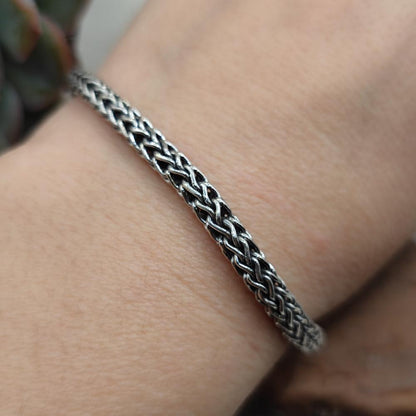 Bracciale snake in argento 925 unisex - AKBARJ