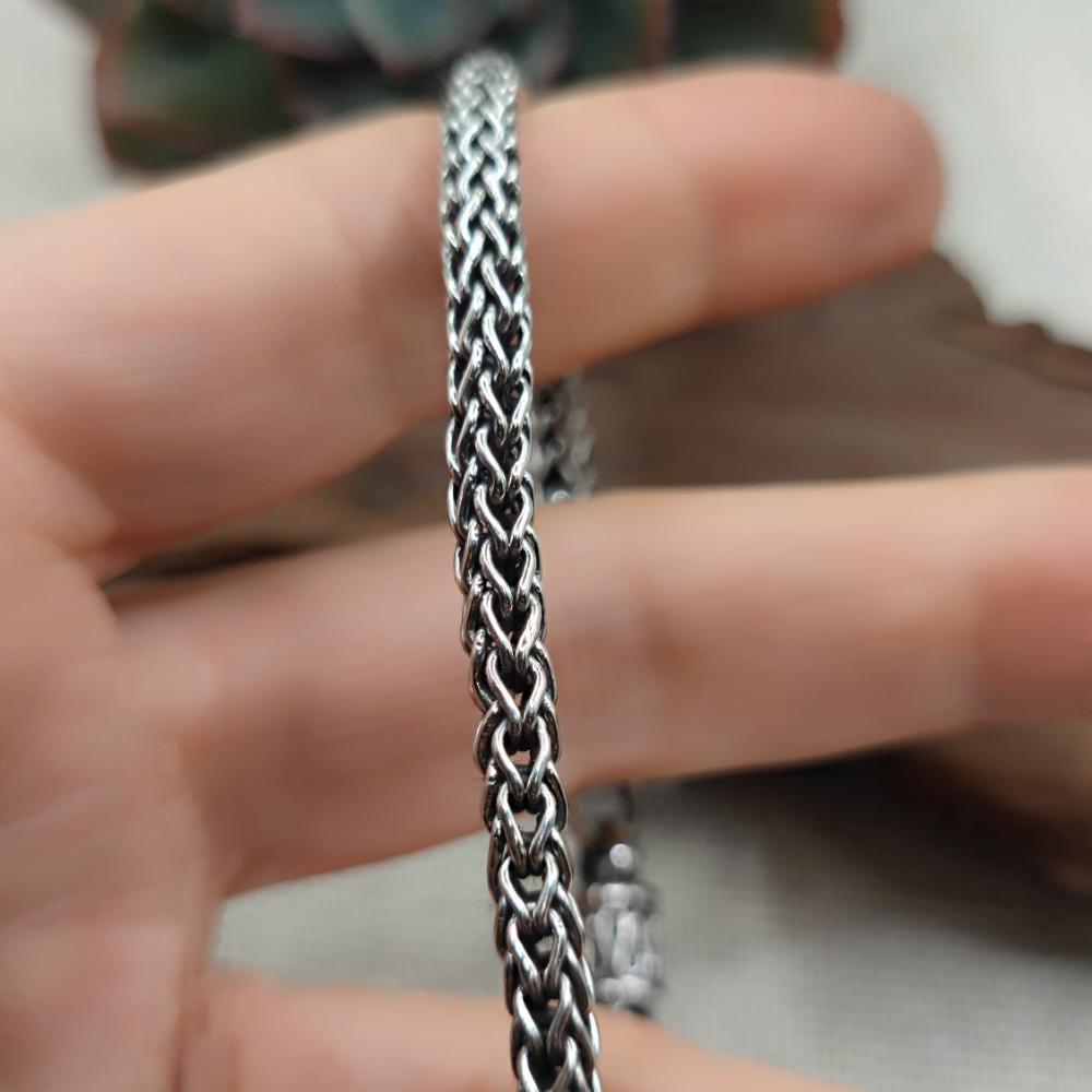 Bracciale snake in argento 925 unisex - AKBARJ