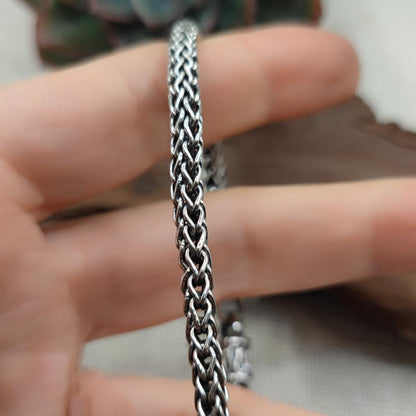 Bracciale snake in argento 925 unisex - AKBARJ
