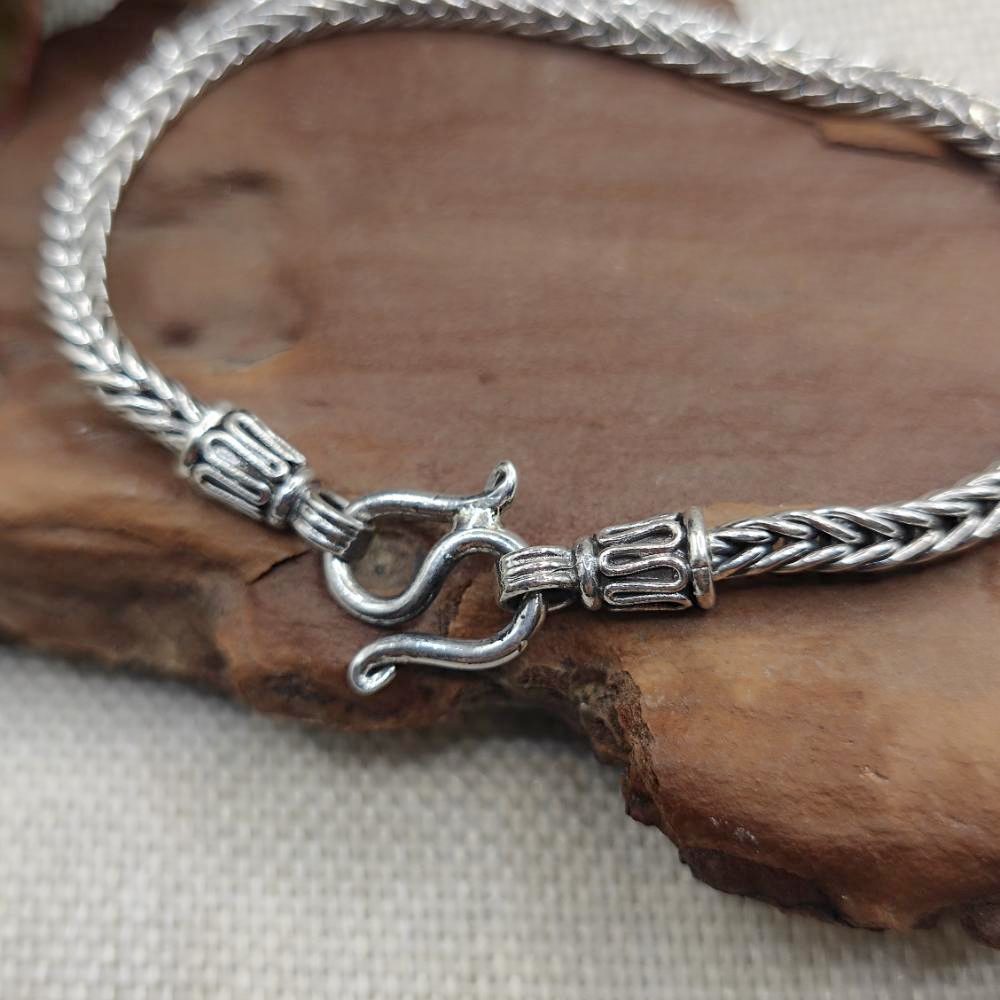 Bracciale snake in argento 925 unisex - MARG