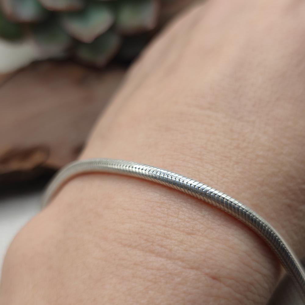 Bracciale argento 925 Snake argento - AURANGABAD