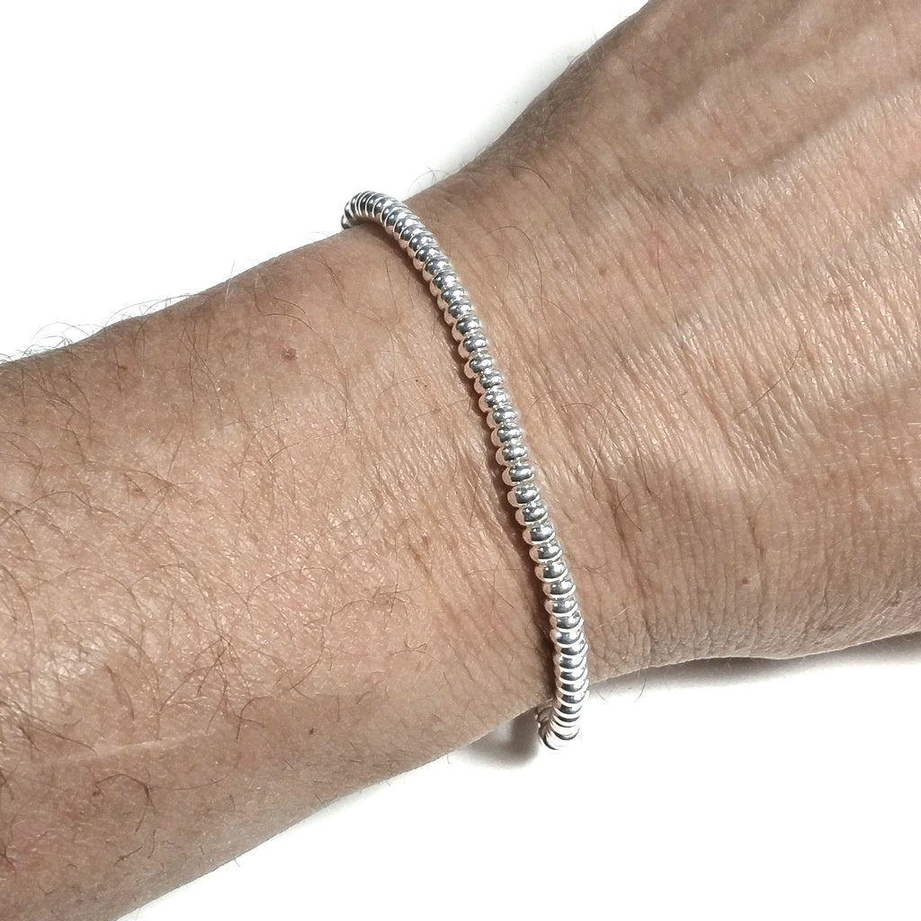 Bracciale in argento 925 con cilindri - SHARE