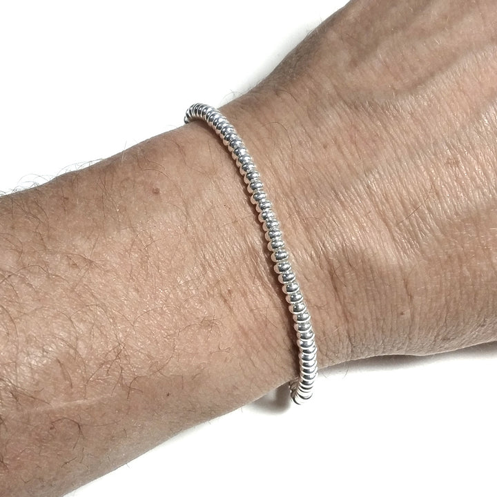 Bracciale in argento 925 con cilindri - SHARE