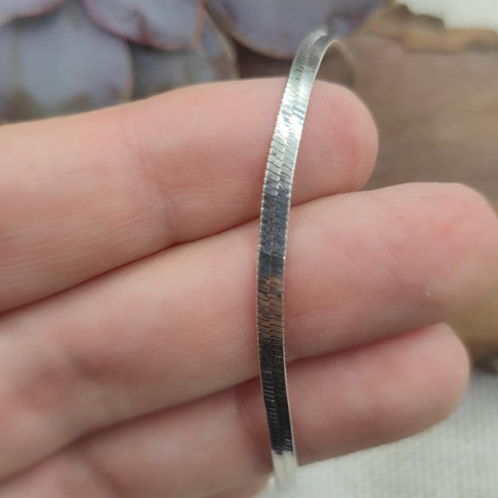 Cavigliera etnica snake in argento 925 - BOINCHI
