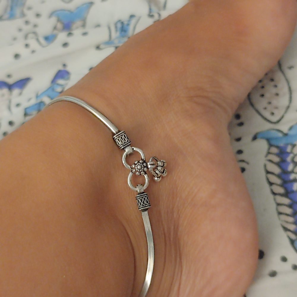 Cavigliera etnica in argento 925 - AMLAGORA