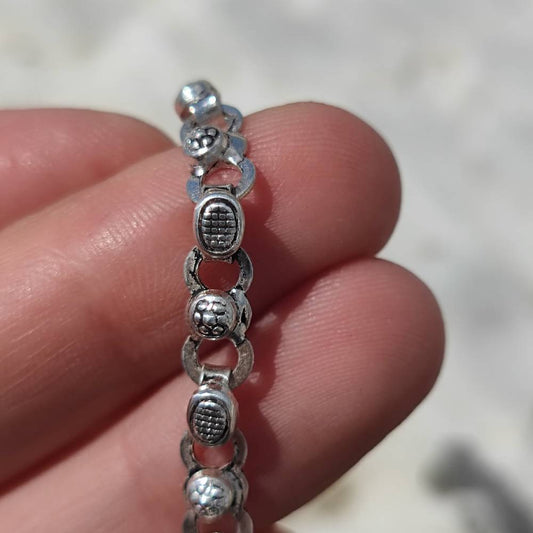 Cavigliera etnica in argento 925 - HADRIPURA