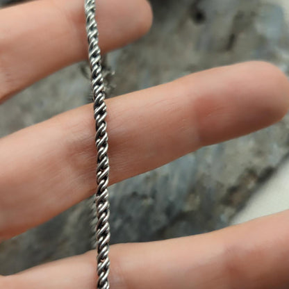 Cavigliera etnica indiana in argento 925 - JOTHWARA