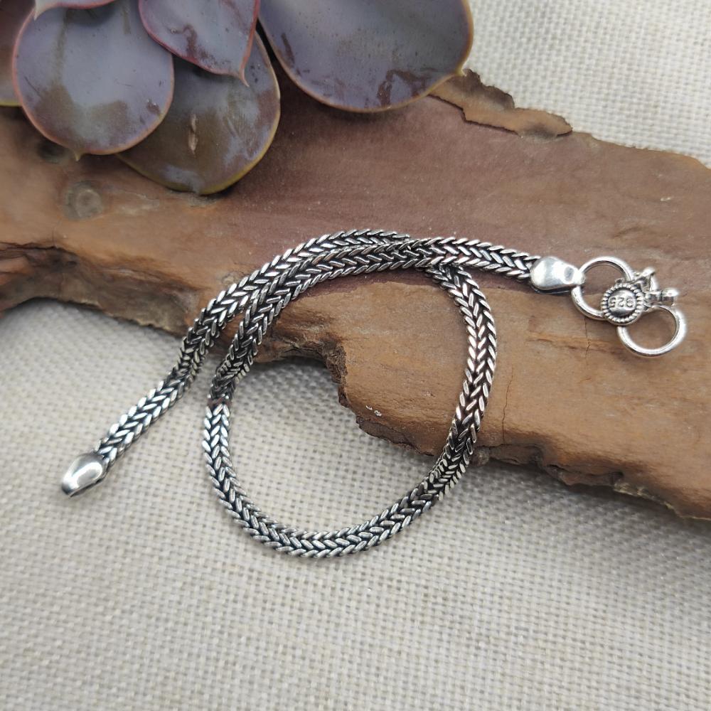 Cavigliera etnica in argento 925 - KAINFULIA