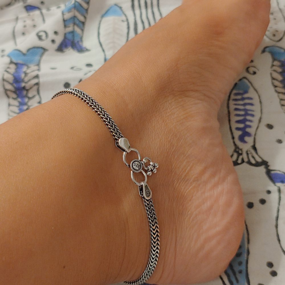 Cavigliera etnica in argento 925 - KAINFULIA