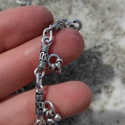 Cavigliera etnica in argento 925 - LOTKHEDI
