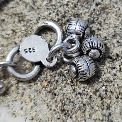 Cavigliera etnica in argento 925 - LOTKHEDI