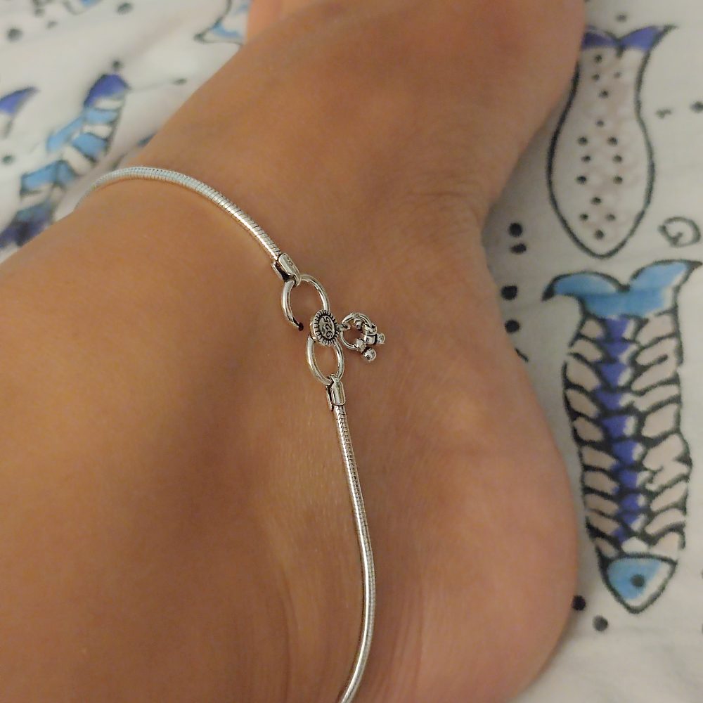 Cavigliera etnica in argento 925 - NAWADA