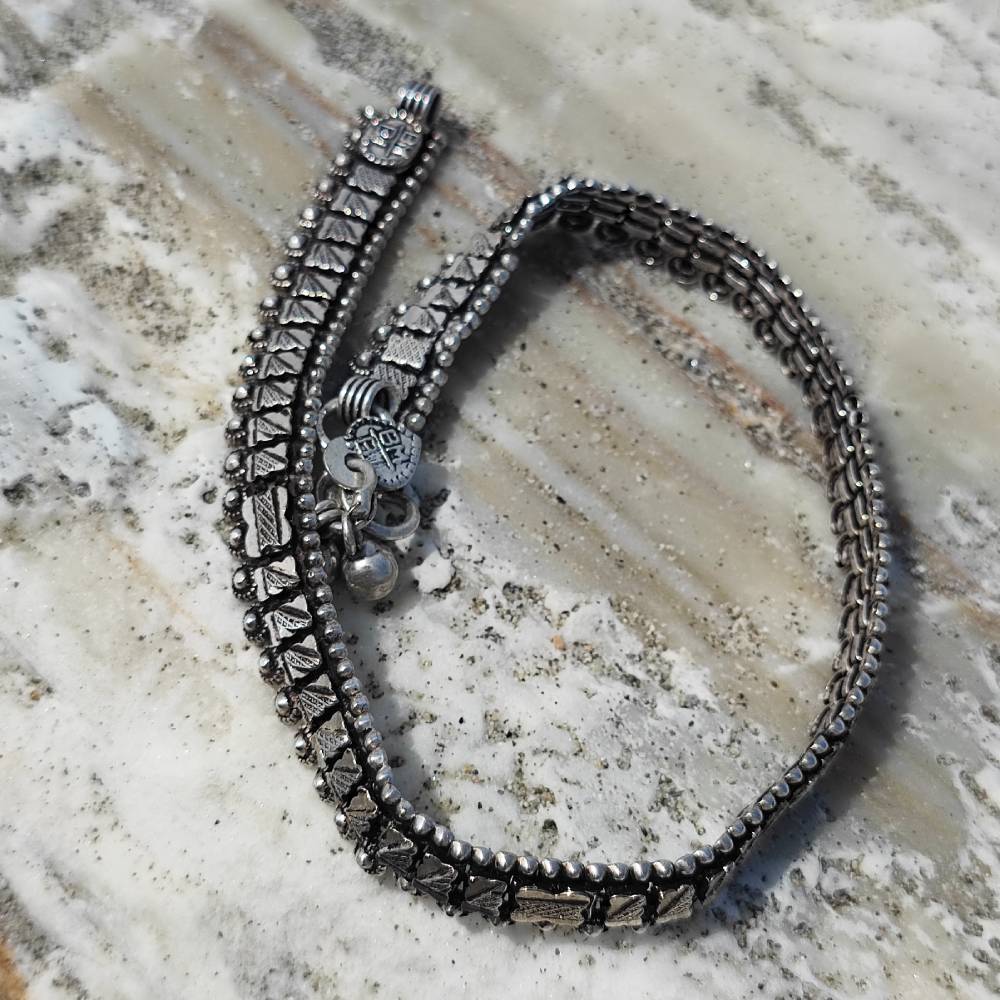 Cavigliera etnica in argento 925 - TALISWAN