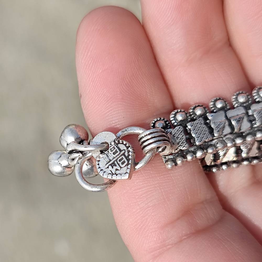 Cavigliera etnica in argento 925 - TALISWAN