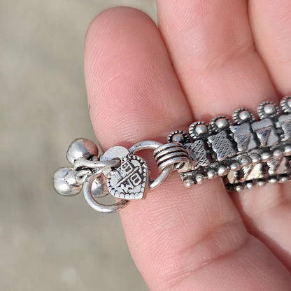 Cavigliera etnica in argento 925 - TALISWAN