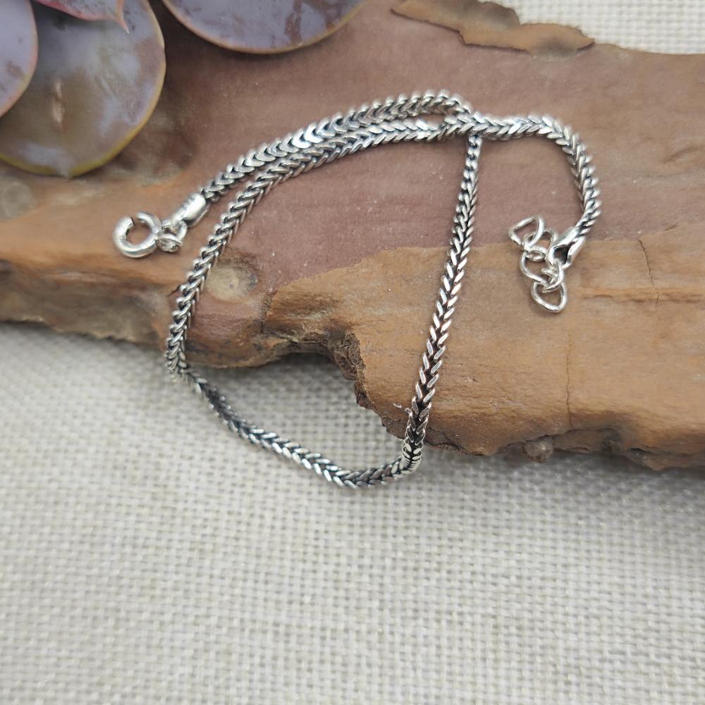 Cavigliera etnica in argento 925 - ULIATHU