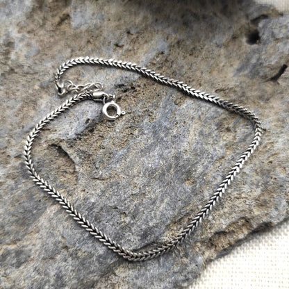 Cavigliera etnica indiana in argento 925 - VIDHAYA
