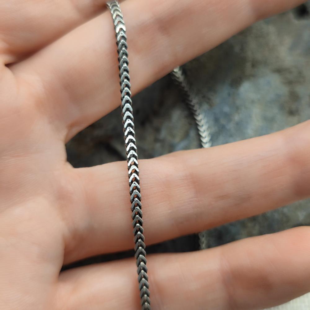 Cavigliera etnica indiana in argento 925 - VIDHAYA